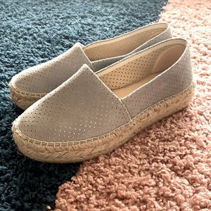 Espadrij Gray Slip on Espadrilles